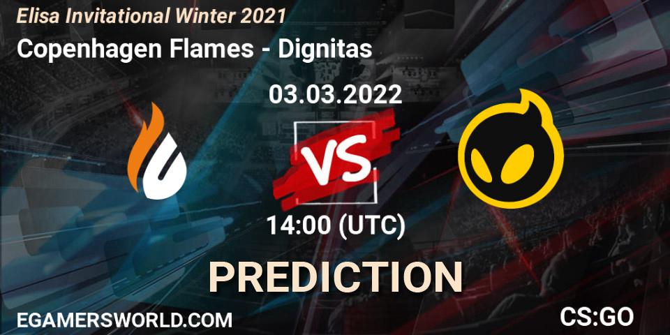 Copenhagen Flames - Dignitas: прогноз. 03.03.2022 at 15:00, Counter-Strike (CS2), Elisa Invitational Winter 2021