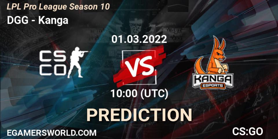 DGG Esports - Kanga: прогноз. 01.03.2022 at 10:00, Counter-Strike (CS2), LPL Pro League 2022 Season 1