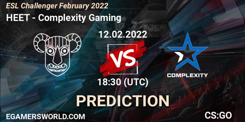 HEET - Complexity Gaming: прогноз. 12.02.2022 at 18:30, Counter-Strike (CS2), ESL Challenger February 2022