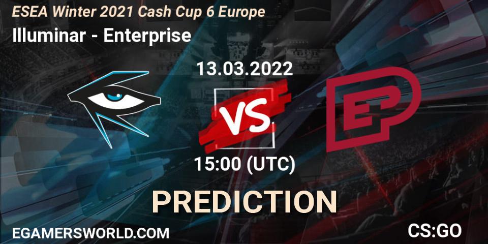 Illuminar - Enterprise: прогноз. 13.03.2022 at 15:05, Counter-Strike (CS2), ESEA Winter 2021 Cash Cup 6 Europe