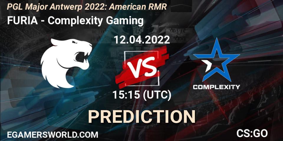 FURIA - Complexity Gaming: прогноз. 12.04.2022 at 15:25, Counter-Strike (CS2), PGL Major Antwerp 2022: American RMR