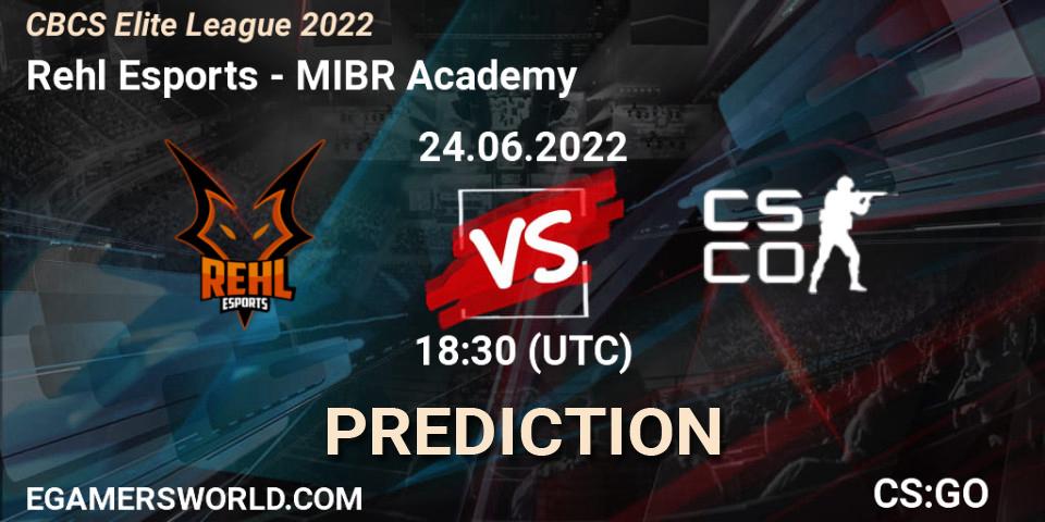 Rehl Esports - MIBR Academy: прогноз. 24.06.22, CS2 (CS:GO), CBCS Elite League 2022