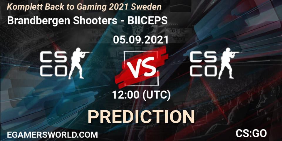 Brandbergen Shooters - BIICEPS: прогноз. 05.09.2021 at 12:00, Counter-Strike (CS2), Komplett Back to Gaming 2021 Sweden