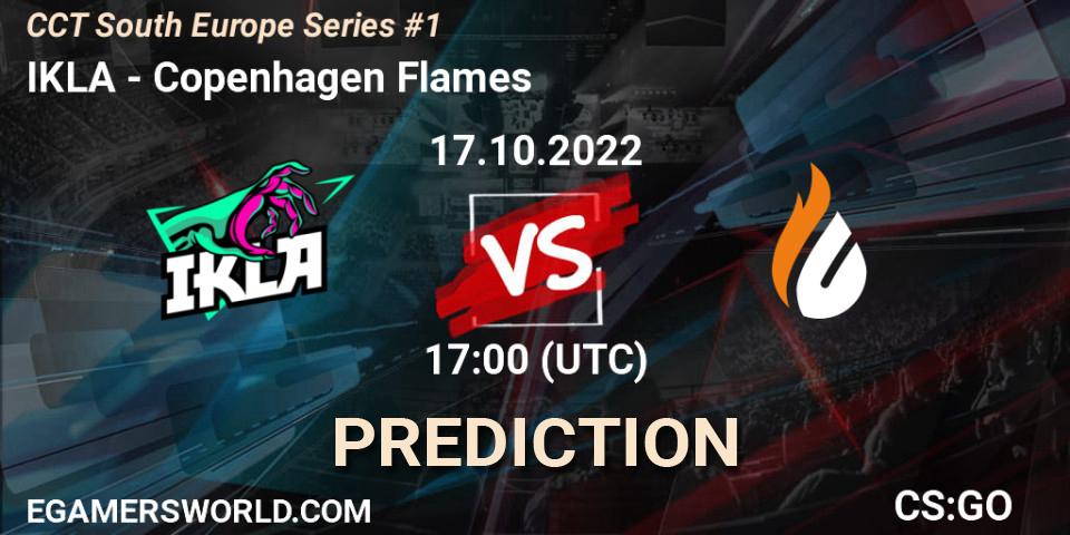 IKLA - Copenhagen Flames: прогноз. 17.10.2022 at 17:00, Counter-Strike (CS2), CCT South Europe Series #1