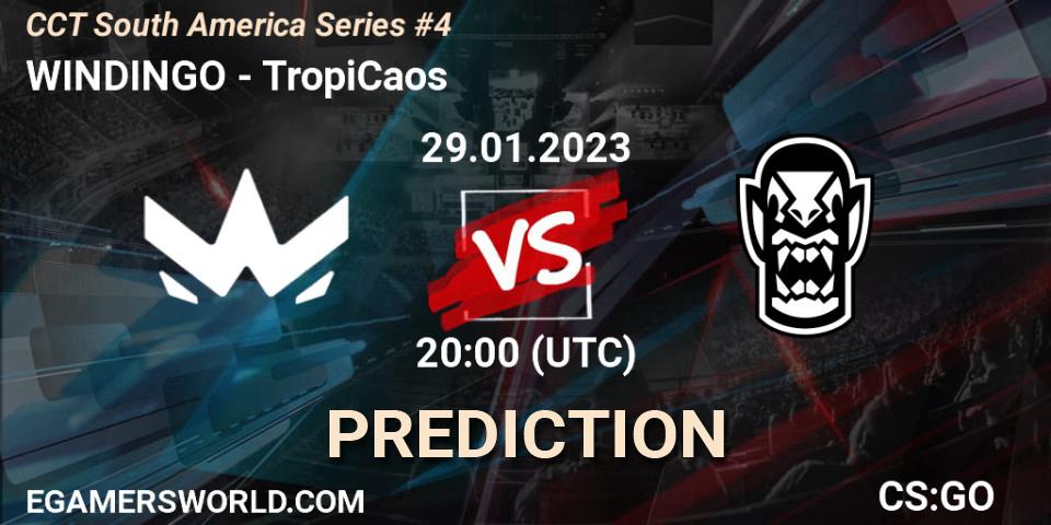 WINDINGO - TropiCaos: прогноз. 29.01.23, CS2 (CS:GO), CCT South America Series #4