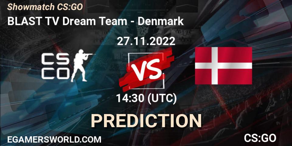 BLAST TV Dream Team - Denmark: прогноз. 27.11.22, CS2 (CS:GO), Showmatch CS:GO