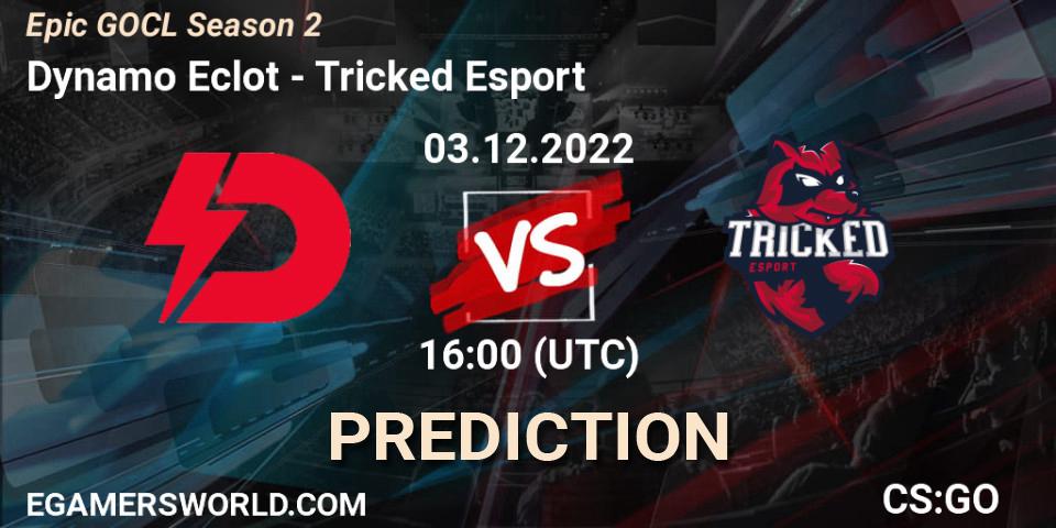 Dynamo Eclot - Tricked Esport: прогноз. 03.12.2022 at 18:10, Counter-Strike (CS2), Epic GOCL Season 2