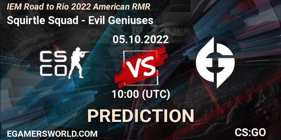 Nouns - Evil Geniuses: прогноз. 05.10.2022 at 11:15, Counter-Strike (CS2), IEM Road to Rio 2022 American RMR