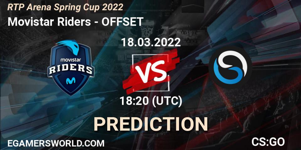 Movistar Riders - OFFSET: прогноз. 18.03.2022 at 18:20, Counter-Strike (CS2), RTP Arena Spring Cup 2022
