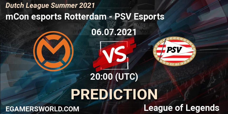 mCon esports Rotterdam - PSV Esports: прогноз. 08.06.2021 at 17:00, LoL, Dutch League Summer 2021