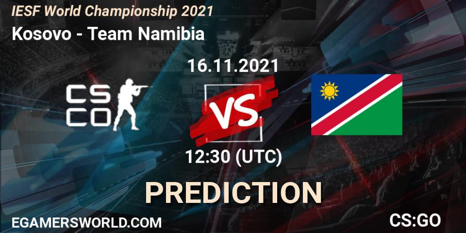 Team Kosovo - Team Namibia: прогноз. 16.11.21, CS2 (CS:GO), IESF World Championship 2021