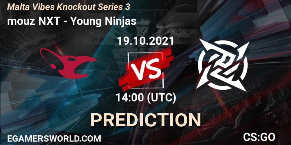 mouz NXT - Young Ninjas: прогноз. 19.10.2021 at 14:00, Counter-Strike (CS2), Malta Vibes Knockout Series 3