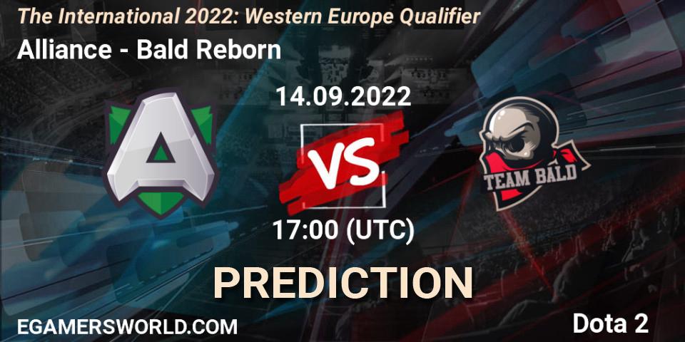Alliance - Bald Reborn: прогноз. 14.09.2022 at 17:30, Dota 2, The International 2022: Western Europe Qualifier
