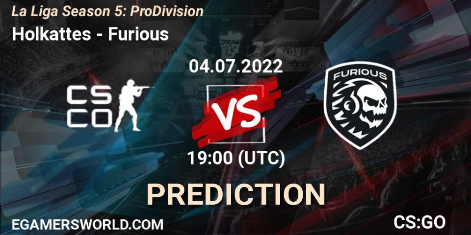 Holkattes - Furious: прогноз. 04.07.2022 at 19:00, Counter-Strike (CS2), La Liga Season 5: Pro Division