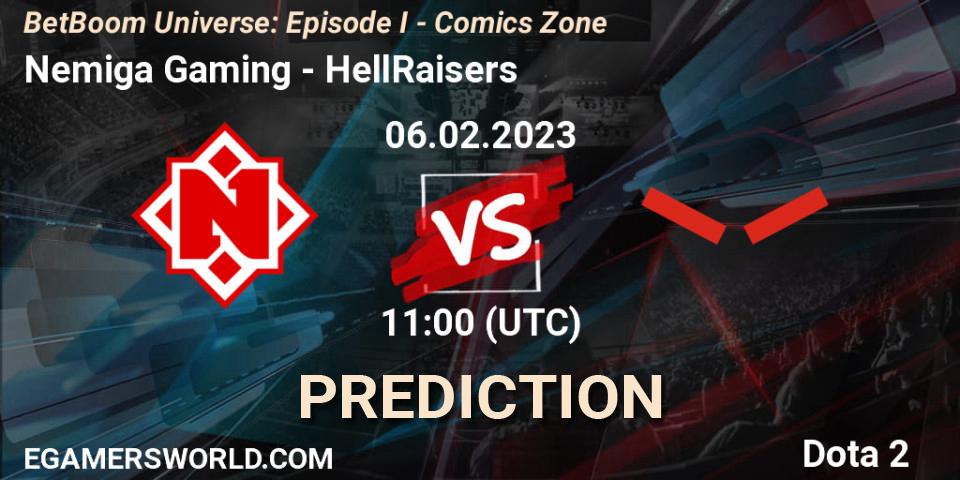 Nemiga Gaming - HellRaisers: прогноз. 06.02.23, Dota 2, BetBoom Universe: Episode I - Comics Zone