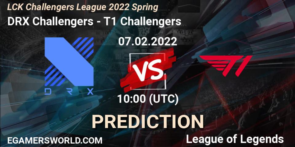 DRX Challengers - T1 Challengers: прогноз. 07.02.2022 at 10:10, LoL, LCK Challengers League 2022 Spring
