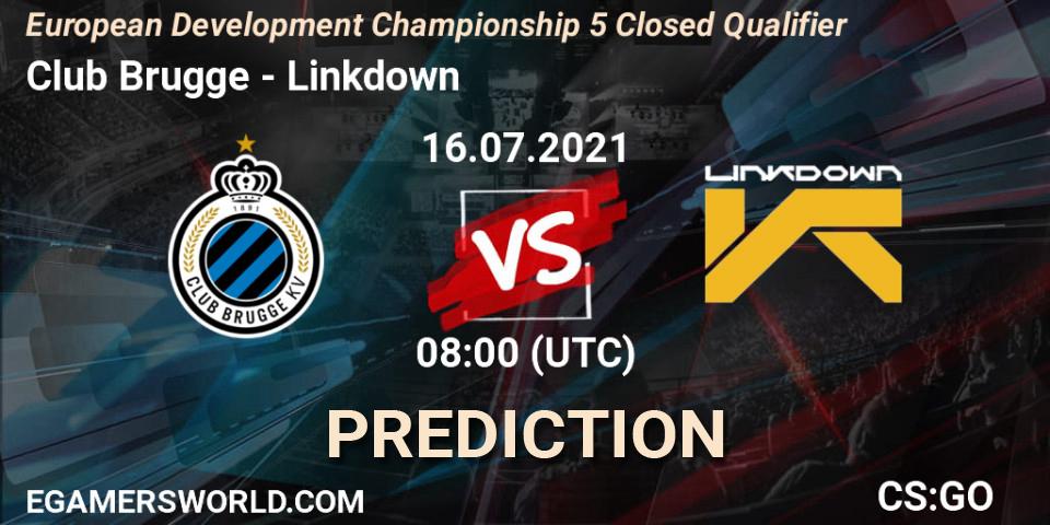 Club Brugge - Linkdown: прогноз. 16.07.2021 at 08:00, Counter-Strike (CS2), European Development Championship 5 Closed Qualifier