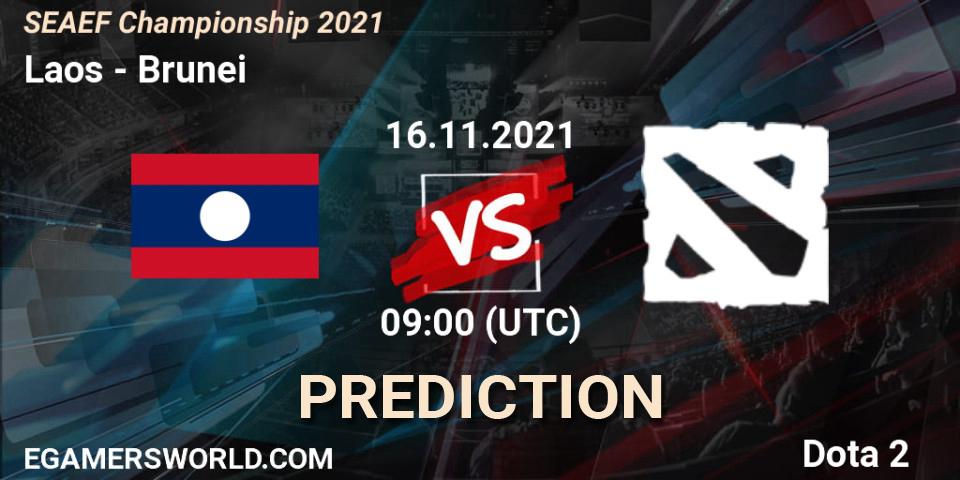Laos - Brunei: прогноз. 16.11.2021 at 09:39, Dota 2, SEAEF Dota2 Championship 2021