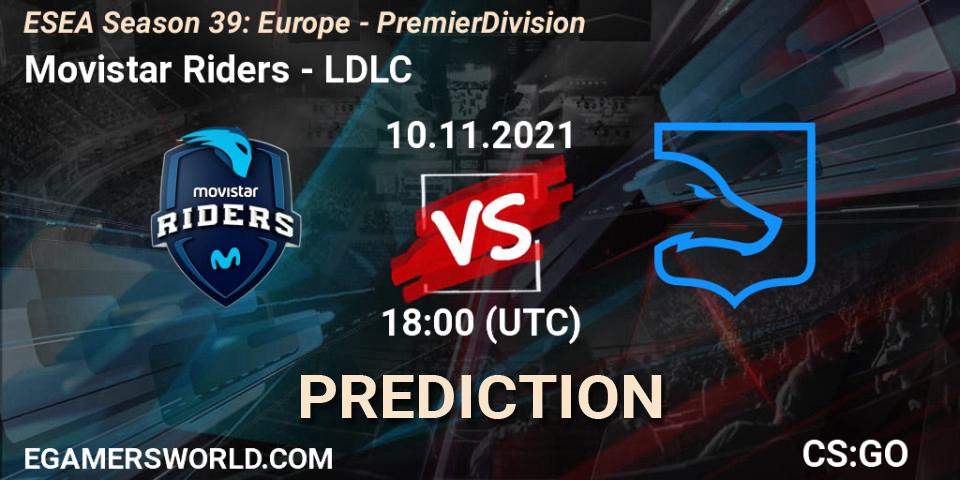 Movistar Riders - LDLC: прогноз. 01.12.21, CS2 (CS:GO), ESEA Season 39: Europe - Premier Division