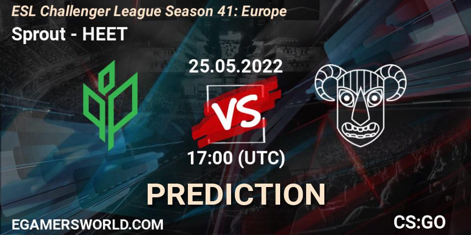 Sprout - HEET: прогноз. 30.05.2022 at 11:00, Counter-Strike (CS2), ESL Challenger League Season 41: Europe