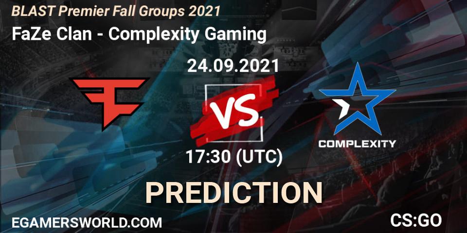 FaZe Clan - Complexity Gaming: прогноз. 24.09.21, CS2 (CS:GO), BLAST Premier Fall Groups 2021