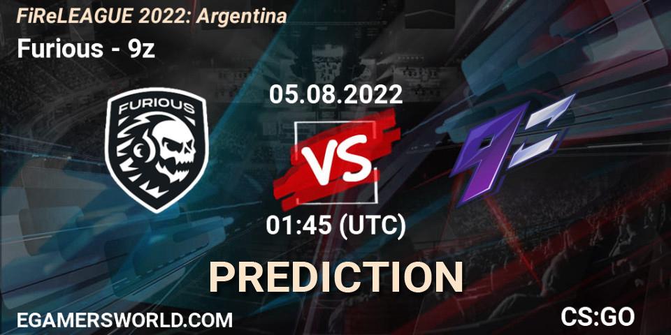 Furious - 9z: прогноз. 05.08.2022 at 01:45, Counter-Strike (CS2), FiReLEAGUE 2022: Argentina