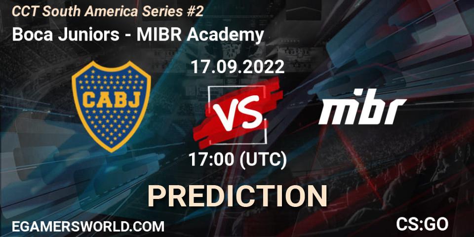Boca Juniors - MIBR Academy: прогноз. 17.09.22, CS2 (CS:GO), CCT South America Series #2