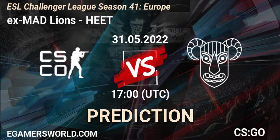 ex-MAD Lions - HEET: прогноз. 31.05.2022 at 17:00, Counter-Strike (CS2), ESL Challenger League Season 41: Europe