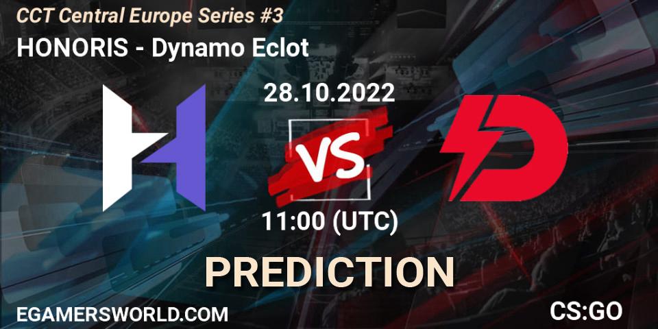 HONORIS - Dynamo Eclot: прогноз. 28.10.2022 at 11:00, Counter-Strike (CS2), CCT Central Europe Series #3