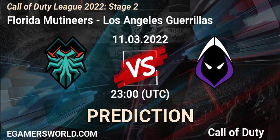 Florida Mutineers - Los Angeles Guerrillas: прогноз. 11.03.2022 at 23:00, Call of Duty, Call of Duty League 2022: Stage 2