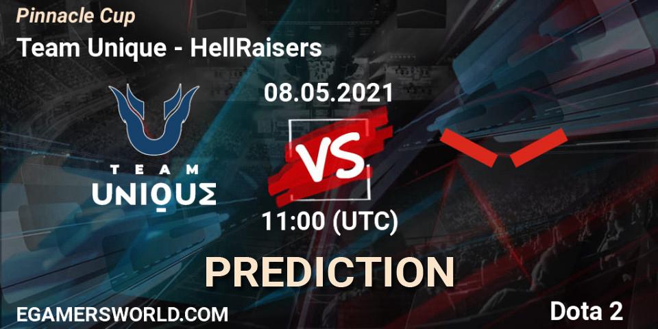 Team Unique - HellRaisers: прогноз. 08.05.2021 at 11:03, Dota 2, Pinnacle Cup 2021 Dota 2