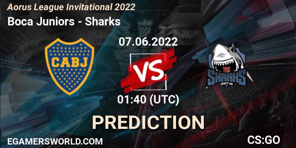 Boca Juniors - Sharks: прогноз. 07.06.2022 at 01:30, Counter-Strike (CS2), Aorus League Invitational 2022