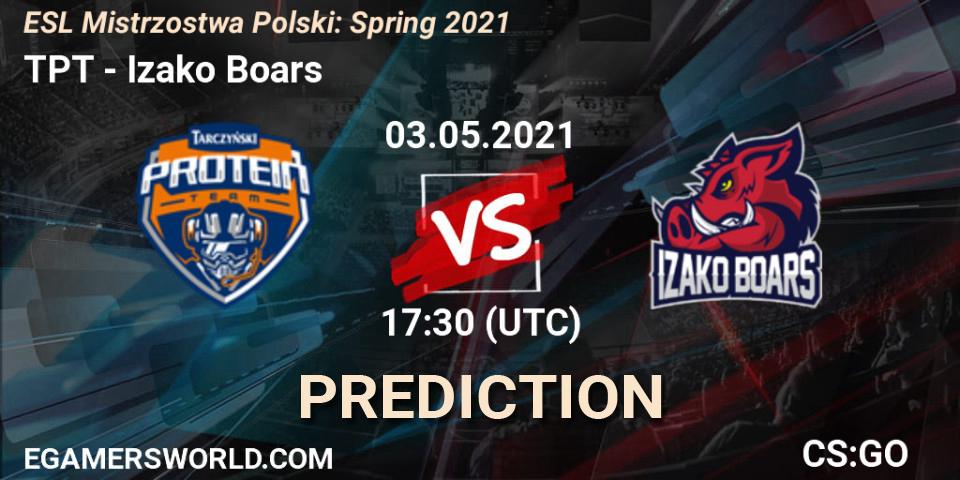 TPT - Izako Boars: прогноз. 03.05.2021 at 18:00, Counter-Strike (CS2), ESL Mistrzostwa Polski: Spring 2021