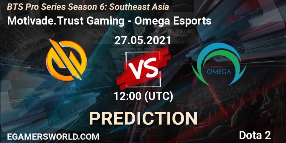 Motivade.Trust Gaming - Omega Esports: прогноз. 27.05.2021 at 12:01, Dota 2, BTS Pro Series Season 6: Southeast Asia