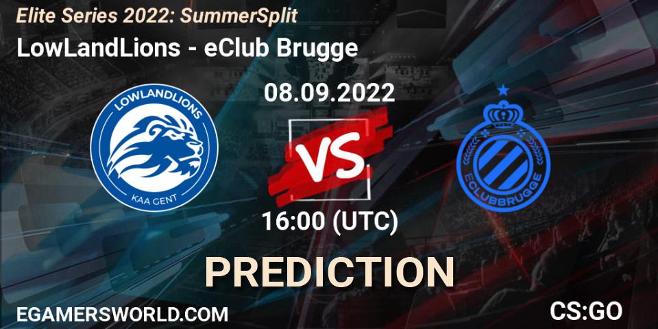 LowLandLions - eClub Brugge: прогноз. 08.09.2022 at 16:00, Counter-Strike (CS2), Elite Series 2022: Summer Split
