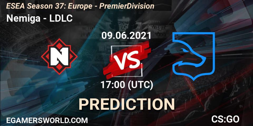 Nemiga - LDLC: прогноз. 09.06.2021 at 17:00, Counter-Strike (CS2), ESEA Season 37: Europe - Premier Division