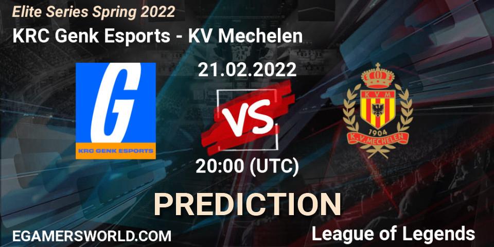 KRC Genk Esports - KV Mechelen: прогноз. 21.02.2022 at 20:00, LoL, Elite Series Spring 2022