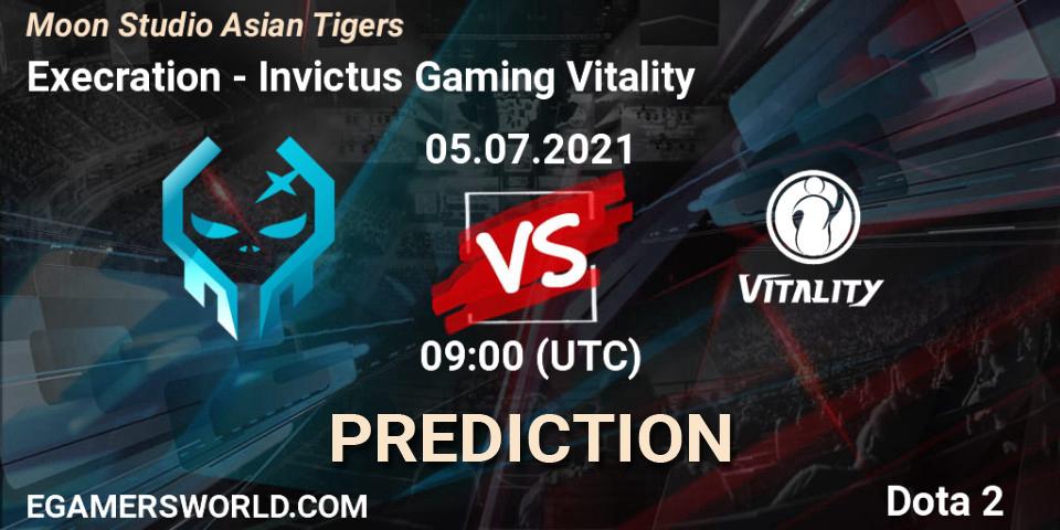 Execration - Invictus Gaming Vitality: прогноз. 05.07.2021 at 09:13, Dota 2, Moon Studio Asian Tigers