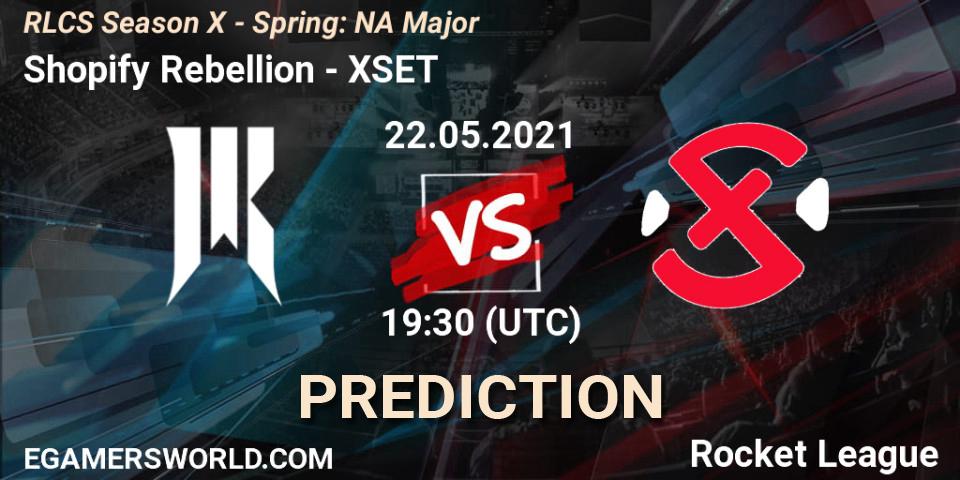 Shopify Rebellion - XSET: прогноз. 22.05.2021 at 19:15, Rocket League, RLCS Season X - Spring: NA Major
