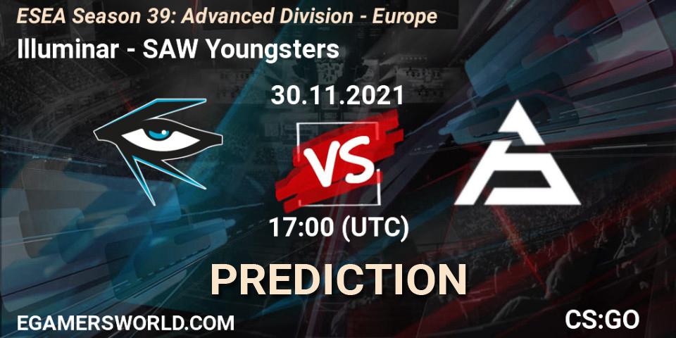 Illuminar - SAW Youngsters: прогноз. 30.11.2021 at 17:00, Counter-Strike (CS2), ESEA Season 39: Advanced Division - Europe