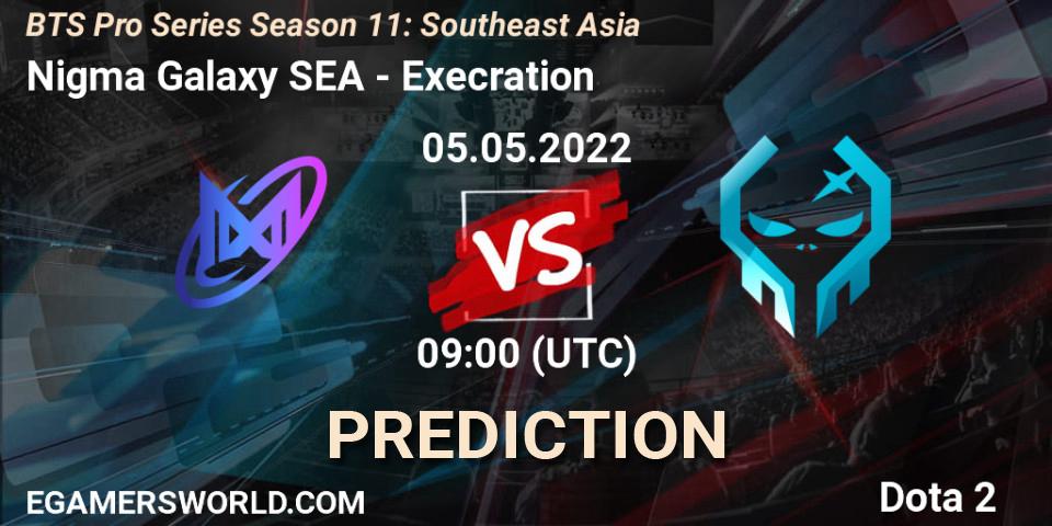 Nigma Galaxy SEA - Execration: прогноз. 05.05.2022 at 09:01, Dota 2, BTS Pro Series Season 11: Southeast Asia