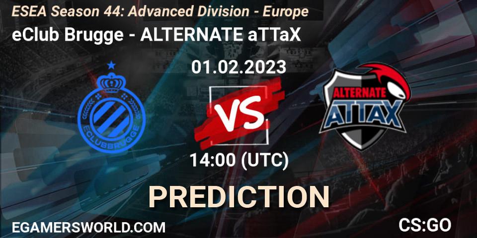 eClub Brugge - ALTERNATE aTTaX: прогноз. 01.02.2023 at 14:00, Counter-Strike (CS2), ESEA Season 44: Advanced Division - Europe