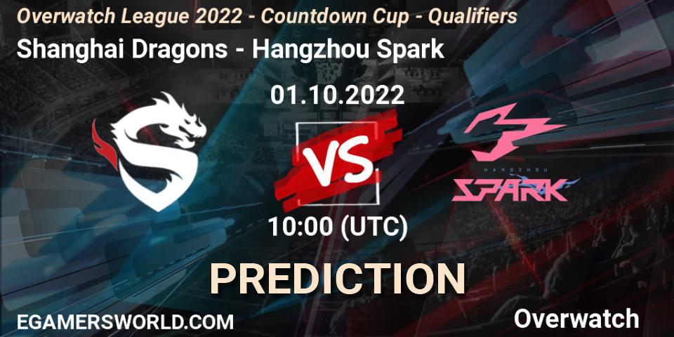 Shanghai Dragons - Hangzhou Spark: прогноз. 01.10.22, Overwatch, Overwatch League 2022 - Countdown Cup - Qualifiers