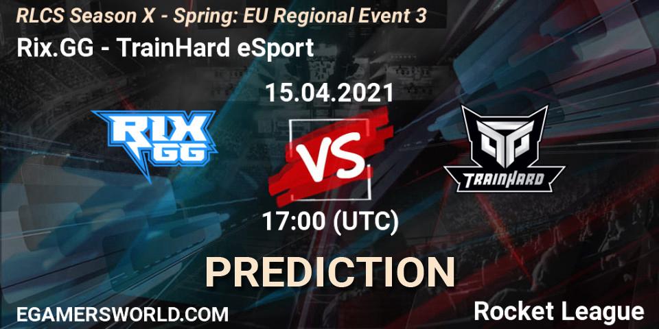 Rix.GG - TrainHard eSport: прогноз. 15.04.21, Rocket League, RLCS Season X - Spring: EU Regional Event 3