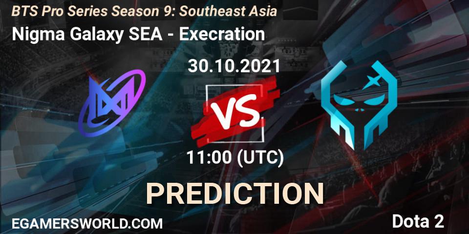Nigma Galaxy SEA - Execration: прогноз. 30.10.2021 at 11:05, Dota 2, BTS Pro Series Season 9: Southeast Asia