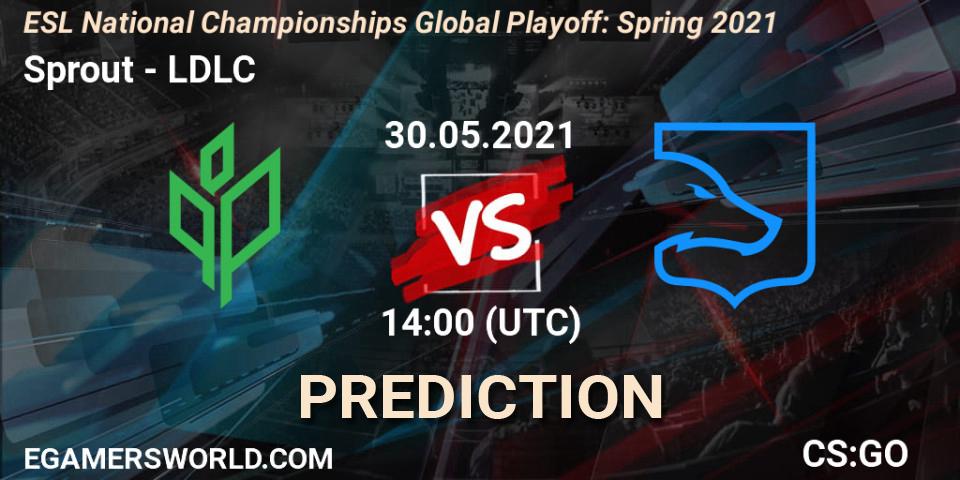 Sprout - LDLC: прогноз. 30.05.2021 at 14:00, Counter-Strike (CS2), ESL National Championships Global Playoff: Spring 2021