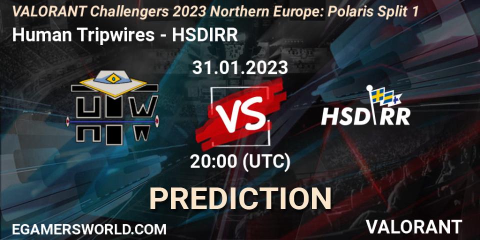 Human Tripwires - HSDIRR: прогноз. 31.01.23, VALORANT, VALORANT Challengers 2023 Northern Europe: Polaris Split 1