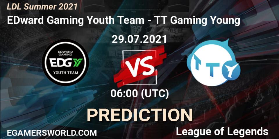 EDward Gaming Youth Team - TT Gaming Young: прогноз. 30.07.2021 at 07:00, LoL, LDL Summer 2021