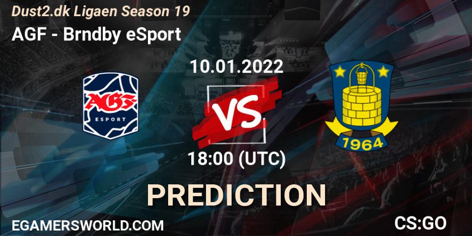 AGF Academy - Brøndby eSport: прогноз. 10.01.2022 at 18:00, Counter-Strike (CS2), Dust2.dk Ligaen Season 19