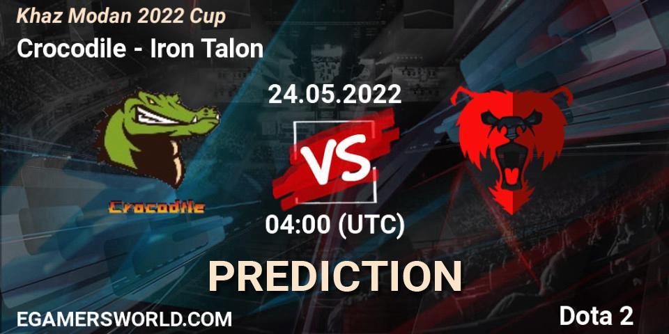 Crocodile - Iron Talon: прогноз. 24.05.2022 at 04:14, Dota 2, Khaz Modan 2022 Cup